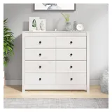 vidaXL Beistellschrank 100x40x90 cm Weiß
