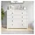 vidaXL Beistellschrank 100x40x90 cm Weiß