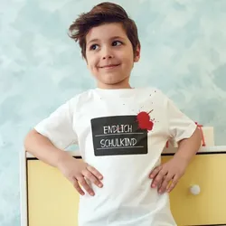 Kinder T-Shirt "Endlich Schulkind"