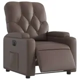 vidaXL Relaxsessel 142 x 75 x 100 cm Braun elektrisch