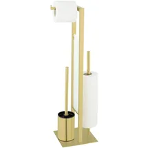 Wenko WC-Bürstengarnitur Rivalta Gold