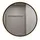 Home Deluxe LED-Spiegel Schwarz, Glas, 80x80x1 cm Badezimmer, Badezimmerspiegel, Badspiegel