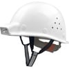 Mustbau MBU-ZC111-WHI Bauhelm,Schutzhelm,Arbeitshelm,Bauarbeiterhelm, USB-Ladegerät-Licht, 53-62cm Einstellbar