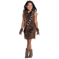 Rubie ́s Kostüm Star Wars Chewbacca Kostümkleid, Witziges Star Wars Kostüm: Chewie als pelziges Kleid! braun 134-140
