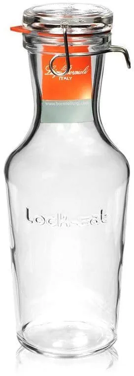 Glazen karaf 'Lock-Eat', 1000 ml, monding: beugelsluiting