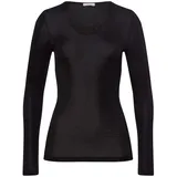 Hanro Woolen Silk Unterhemd Schwarz XS