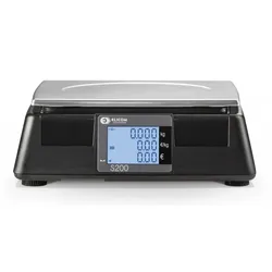 Geeichte Ladenwaage Ladenwaage Elicom s200 3/6kg. Für den Lebensmittelhandel