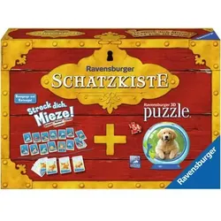 RAVENSBURGER 82060 Kinderpuzzle Ravensburger Schatzkiste (für 2 Puzzles)