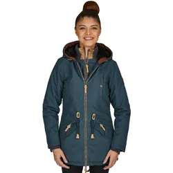 Parka Abby Freizeit Damen Ohne Atmungsaktiv BRAVE SOUL blaugrau S