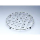 JUSTINUS Topfuntersetzer 22 x 1,5 cm Silber