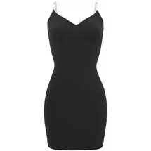 LASCANA Shaping-Kleid Basic Schwarz L