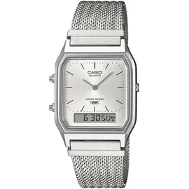 Casio Collection Vintage Analog Digital Edelstahl 33 mm AQ-230EM-7AEF
