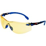 3M Solus Safety Glasses, Blau/Schwarz frame, Scotchgard Anti-Fog, Amber Lens, S1103SGAF-EU