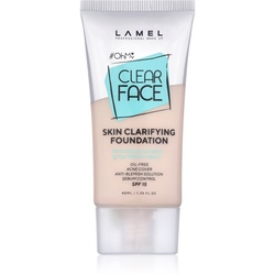 LAMEL OhMy Clear Face Make-up mit hoher Deckkraft für problematische und fettige Haut Farbton 402 40 ml