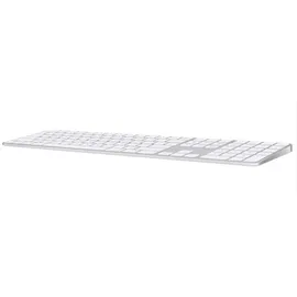 Apple Magic Keyboard mit Touch ID und Ziffernblock für Mac mit Apple Chip (USB-C), weiß/silber, USB/Bluetooth, ES (MXK73Y/A)