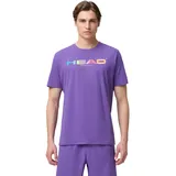 Head Racket Head, Rainbow T-Shirt Men, Purple