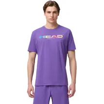 Head Racket Head, Rainbow T-Shirt Men, Purple