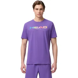 Head Racket Head, Rainbow T-Shirt Men, Purple