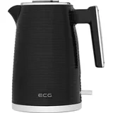 ECG RK 1751 Stripe Wasserkocher | - Schwarz