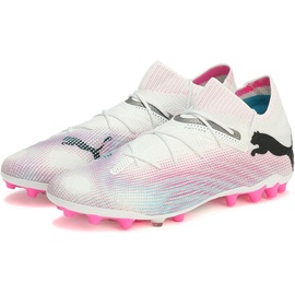 Puma Fußballschuh Future 7 Ultimate - Pink,Schwarz,Rosa,Weiß,Hellblau - 46