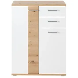 Uno Nino 80 x 106 x 38 cm 2 Schubladen weiß matt / weiß