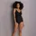 Rosa Faia Bügel-Tankini-Top Damen Schwarz 40 Cup F