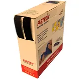 FASTECH® B20-MIX999910 Klettband zum Aufnähen Haftteil, Flauschteil (L x B) 10m x 20mm Schwarz 10m