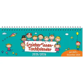 Kaufmann Ernst Vlg GmbH ErzieherInnen-Tischkalender 2025 / 2026: Juli 2025 - Dezember 2026 (Kalender / Planer für Kindergarten und Kita)