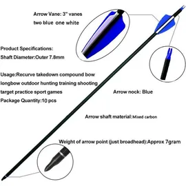 luxuskollektion Recurve Bogen Pfeil Set Bogenschießen Jagd 40lbs Anfänger Langbogen