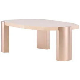 VCM ebuy24 Couchtisch Kres Goldfarben 71 x 125 cm, Wohnzimmer, Wohnzimmertische, Couchtische