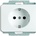 20 EUC-24G SCHUKO Steckdosen-Einsatz Thermoplast studioweiß hochglanz 2CKA002011A3124