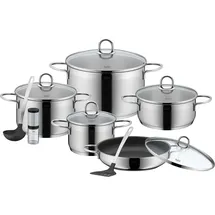 Silit Diamant Topf-Set 9-tlg. 3 x Fleischtopf + Bratentopf + Bratpfanne