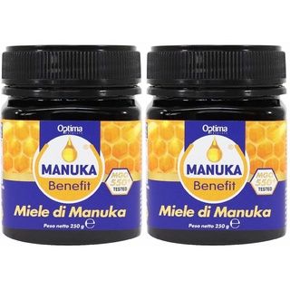 Manuka Benefit Miele di 550 MGO Set da 2 2x250 g