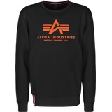 Alpha Industries Herren Basic Pullover Sweatshirt, Schwarz (Black 03), 3XL