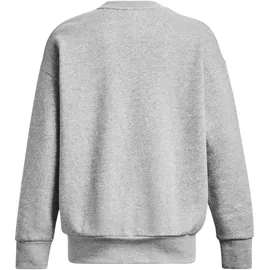 Under Armour Essential OverSized Fleece Shirt Damen 012 mod gray light heather/white S