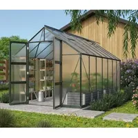 Vitavia Gewächshaus Orbit 11500, HKP, inkl. Fundament, Dunkelgrün