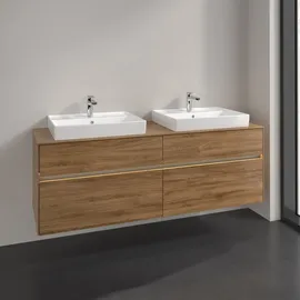 Villeroy & Boch Waschtischunterschrank 4 Auszüge 160 x 54,8 x 50 cm Kansas Eiche