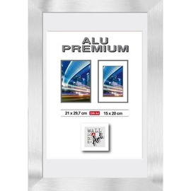 The Wall - the art of framing AG Aluminiumrahmen Quattro silber, 21 x 29,7 cm