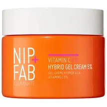 Nip+Fab Vitamin C Fix Hybrid Gel Creme 5% 50 ml | Gelähnliche Feuchtigkeitspflege | Hochleistungs-5% Vitamin C | Strahlende und leuchtende Haut | Ferulsäure | Gesichtshaut Booster