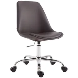 TPFLiving Bürostuhl Toulon Kunstleder Schwarz