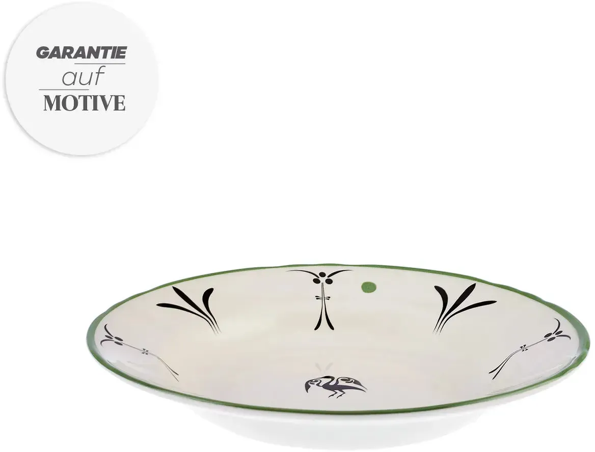 Karaca Paye Selcuklu Serie Vogel Tief Teller 23 cm