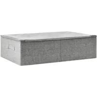 VidaXL Aufbewahrungsbox Stoff 70x40x18 cm Grau