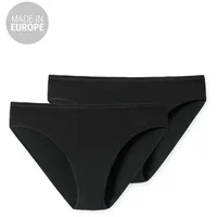 SCHIESSER Tai Slips 2er-Pack, Black, 36
