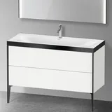 Duravit XViu Waschtisch mit Unterschrank, 2 Auszüge, XV4712OB218P,