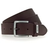 Mustang Herrengürtel Leder 3,5 cm Braun 105