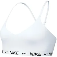 Nike Damen Df Indy LGT Sport-BH, White/Black, XS - XS