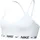 Nike Damen Df Indy LGT Sport-BH, White/Black, XS - XS