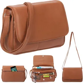 Alessandro Salvatore Florenz 12975 Schultertasche Leder Brown