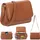 Alessandro Salvatore Florenz 12975 Schultertasche Leder Brown