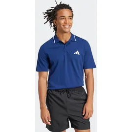 adidas Essentials Small Logo Piqué dunkelblau/weiß L